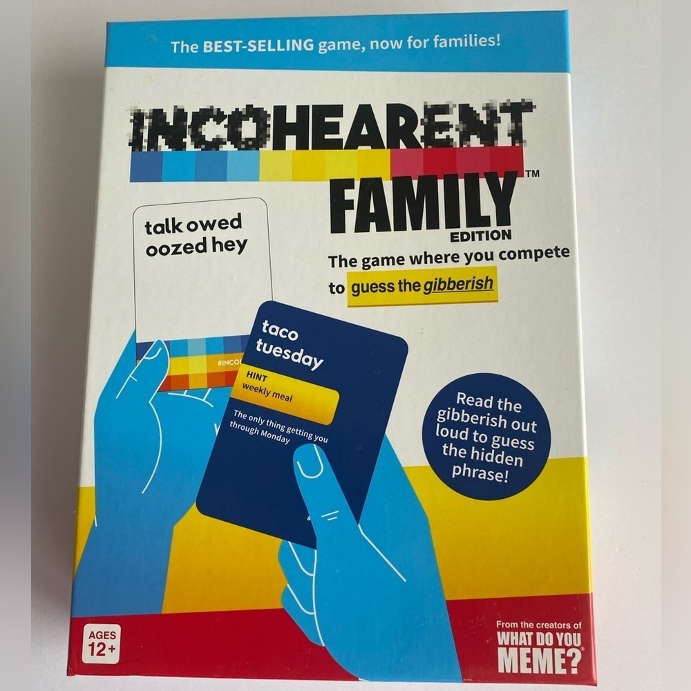 What Do You Meme? Incohearent Family Board Game Age 12+ Partially New